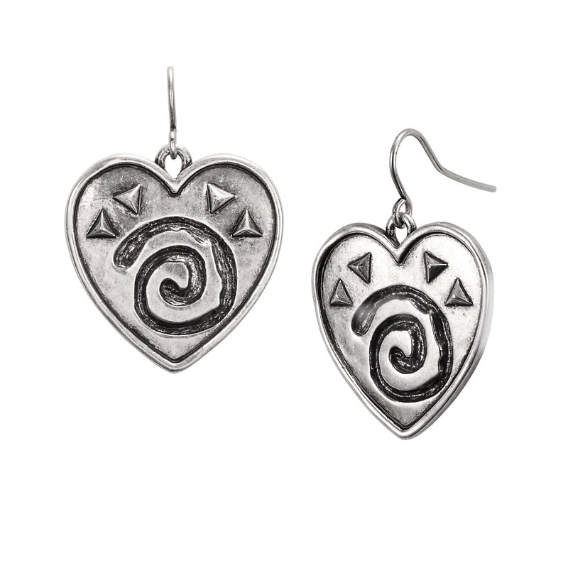Jara's Heart Earrings Jewelry Laurel Burch Jewelry - Laurel Burch Studios