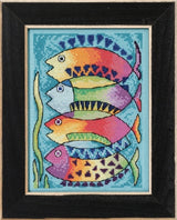 Peces Cross Stitch Kit-CRAFT-Wichelt Imports-Laurel Burch Studios