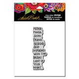 Inspiring Light Cling Stamp Set-Stamps-Stampendous-Laurel Burch Studios