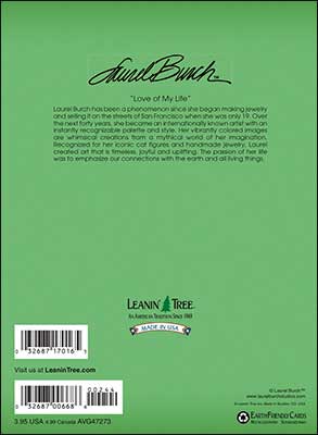 Anniversary Card: ...today, tomorrow and forever. Happy Anniversary - Laurel Burch Studios