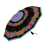 Blooms Folding Travel Umbrella - Laurel Burch Studios