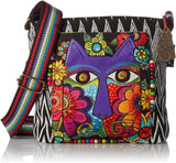 Blossoming Feline Crossbody - Laurel Burch Studios