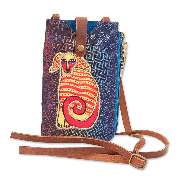 Canine Friend Phone Storage Crossbody - Laurel Burch Studios