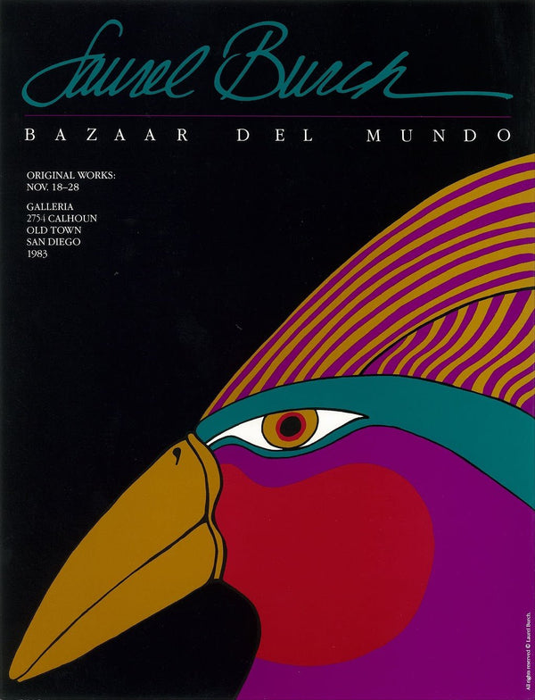Celestial Bird Poster Print - 11" x 15" - Laurel Burch Studios