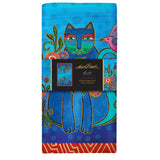 Cerulean Cat Tea Towel - Laurel Burch Studios