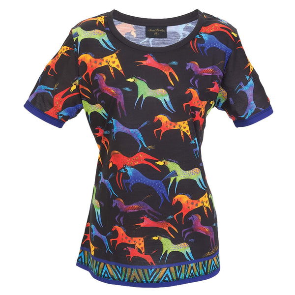 Dancing Horses Women's T-Shirt - Laurel Burch Studios