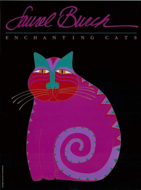 Enchanting Cats Print - 11" x 15" - Laurel Burch Studios