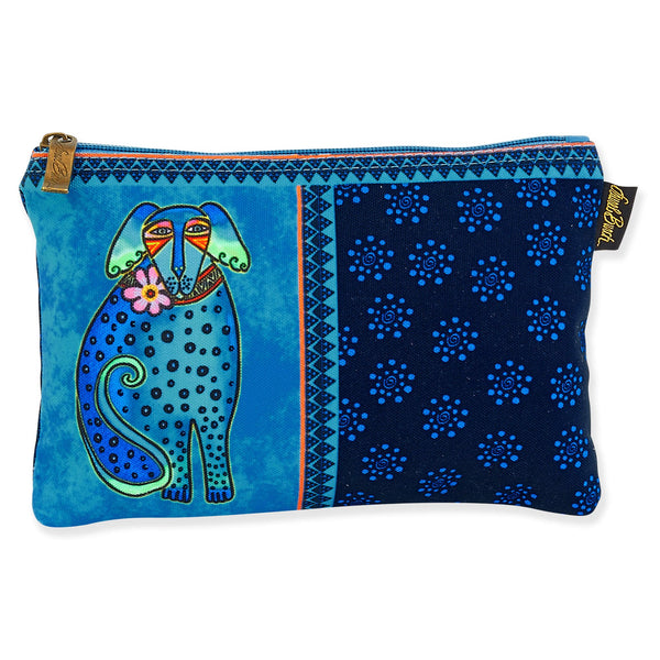 Laurel Burch Studios Lover Dog Cosmetic Bag