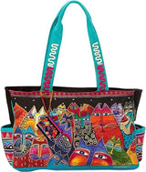 Fantasticats Medium Tote - Laurel Burch Studios