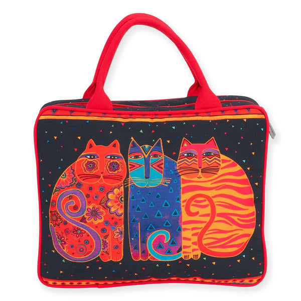 Feline Friends Large Cosmetic Tote - Laurel Burch Studios