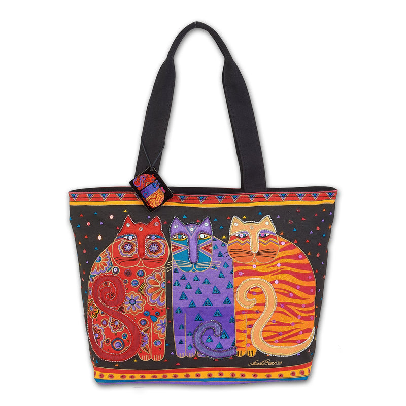 Feline Friends Large Tote - Laurel Burch Studios