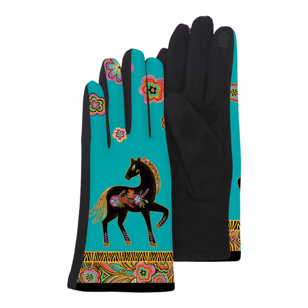 Fiesta Mare Touchscreen Gloves - Laurel Burch Studios