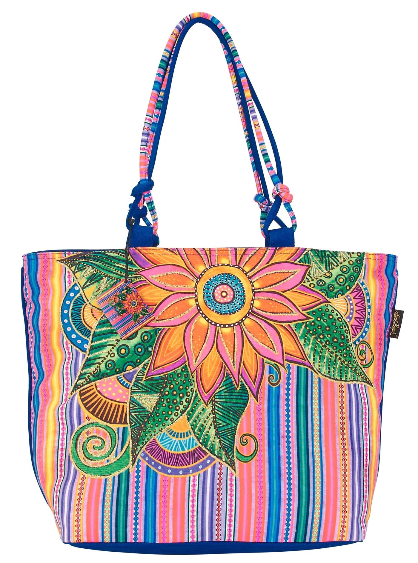 Fleur Del Sol Large Tote – Laurel Burch Studios