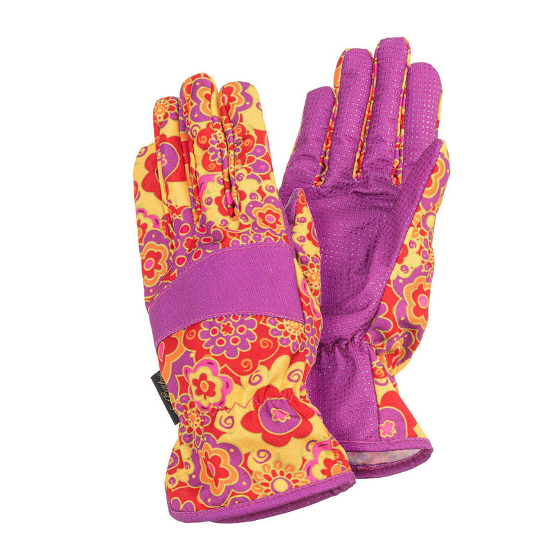 Floral Garden Gloves - Red - Laurel Burch Studios