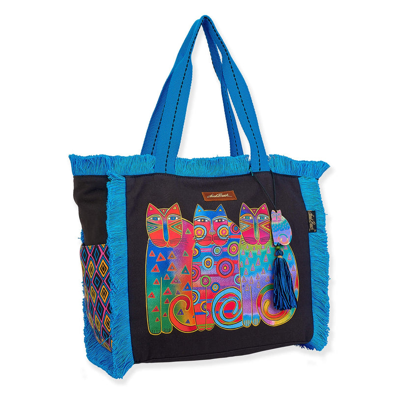 Frolicking Felines Weekender Tote - Laurel Burch Studios
