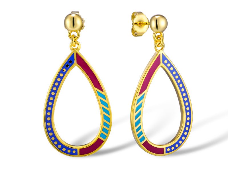 Glamour Hoop Earrings - Laurel Burch Studios