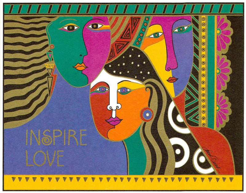 Inspire Love Print - 8" x 10" - Laurel Burch Studios