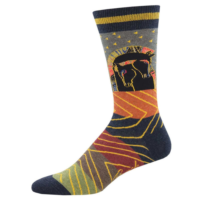 Laurel Burch Women's Embracing Horses Crew Socks