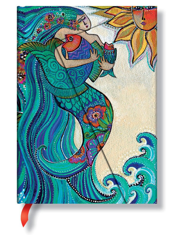 Fabric Laurel Burch Sea Spirits MERMAIDS 2024 Fish gold RARE by the panel