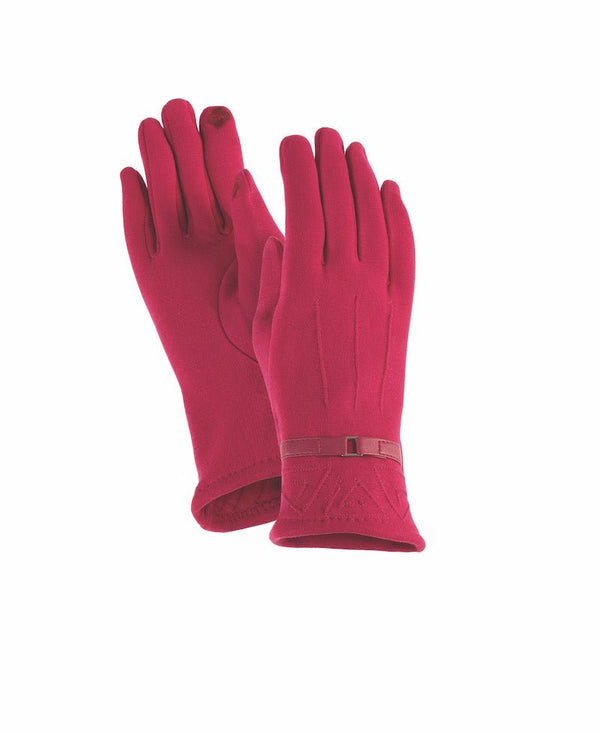 Pop Stitch Touchscreen Gloves - Fuchsia - Laurel Burch Studios
