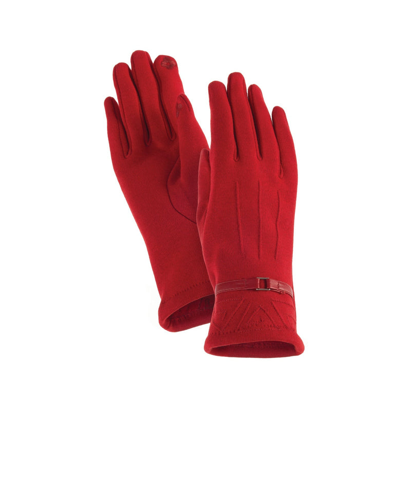 Pop Stitch Touchscreen Gloves - Red - Laurel Burch Studios