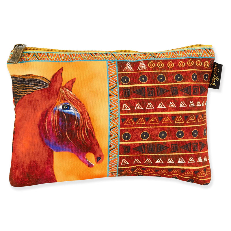 Red Horse Cosmetic Bag - Laurel Burch Studios