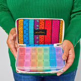 Sierra Cats Morn-Noon-Eve 7-Day Pill Organizer - Laurel Burch Studios