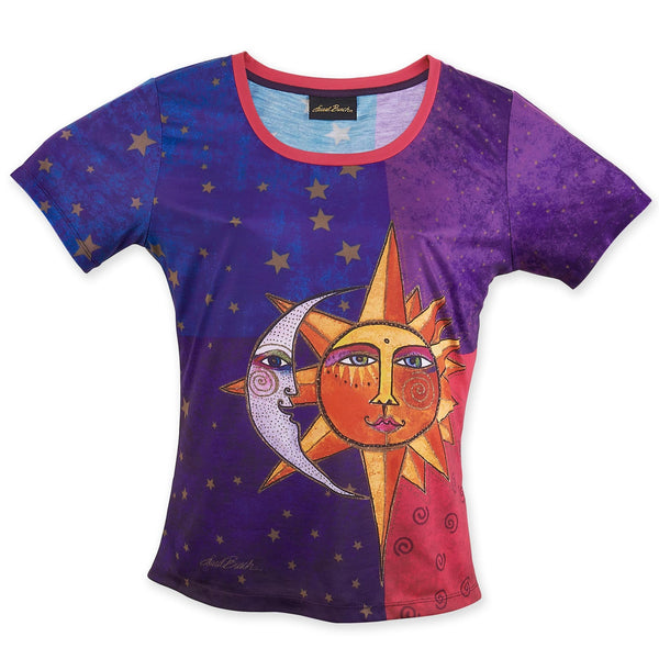 Sun & Moon Women's T-Shirt - Laurel Burch Studios