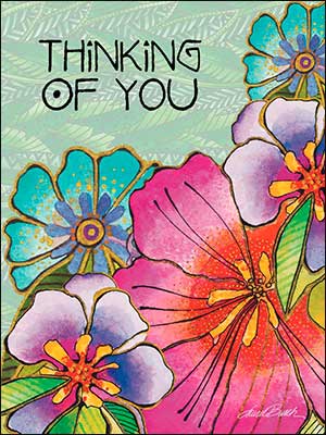 Thinking of You Card: Thinking of You - Laurel Burch Studios
