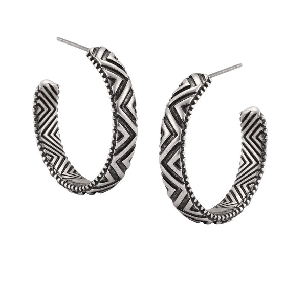 Tibetan Hoop Earrings - Laurel Burch Studios