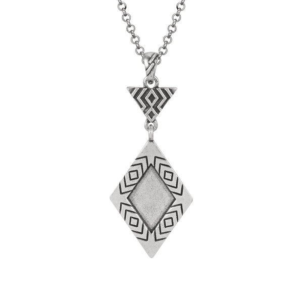 Iconic Small Yin Heart Necklace | Silver | Laurel Burch Studios