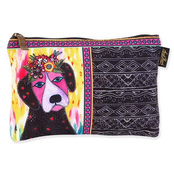 Violet Dog Cosmetic Bag - Laurel Burch Studios