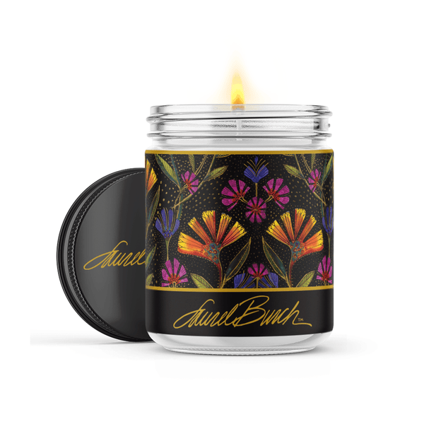 Wildflowers Scented Soy Wax Candle - Laurel Burch Studios