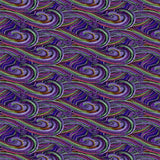 Fiesta Horses Tails By-The-Yard - Dark Purple
