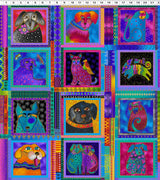 Kindred Canines Blocks by-the-yard - Multi Metallic