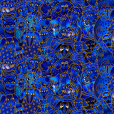 Kindred Canines Packed by-the-yard - Royal Blue Metallic