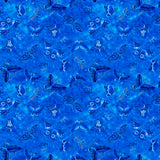 Kindred Canines Flutterbyes by-the-yard - Royal Blue